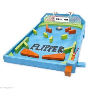 matches21 - Webshop Tisch Flipper Flipperautomat Holz Bausatz Kinder Werkset Bastelset ab 12 Jahren 119798 1 1 1