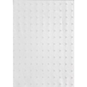 matches21 - Webshop Tischdecke FANCY GLOSS Wuerfel Muster Tischtuch Polyester weiss 1 Stk 130x160 cm 123073 1 25