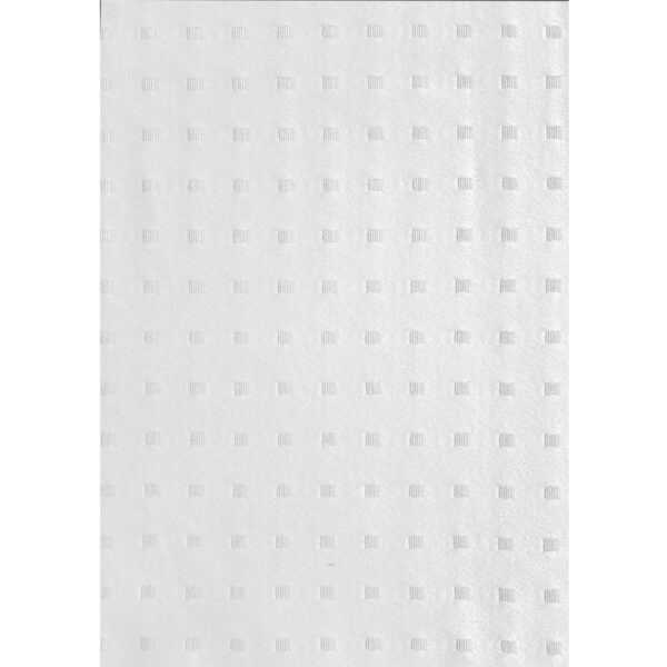 matches21 - Webshop Tischdecke FANCY GLOSS Wuerfel Muster Tischtuch Polyester weiss 1 Stk 130x160 cm 123073 1 1