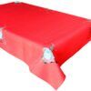 matches21 - Webshop Tischdecke Tischtuch Wichtel Motiv Stick rot Tischwaesche 1 Stk 130x170 cm 122207 1 3