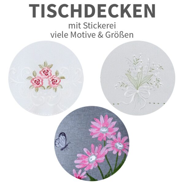 matches21 - Webshop Tischdecken Blumen Stick 127219 1 15