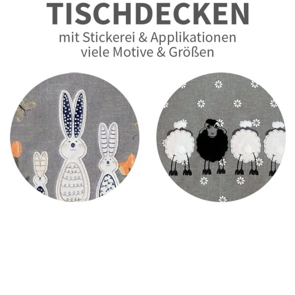 matches21 - Webshop Tischdecken Ostern Stick Applikationen 127216 1 13