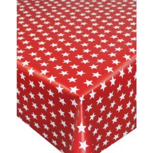 matches21 - Webshop Tischdecken STERNE Muster Weihnachten Wachstuch 1 Stk 130x160 cm in 2 Farben 123066 2 1 40