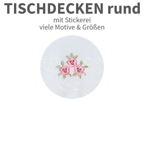 matches21 - Webshop Tischdecken rund Blumen 127220 1 15