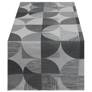 matches21 - Webshop Tischlaeufer JULENE Streifen Mitteldecken taupe Baumwolle Polyester 2 Groessen 125621 1 1 11