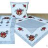 matches21 - Webshop Tischlaeufer Mitteldecke Glocken Motiv Druck grau bunt Tischwaesche 1 Stk 40x140 cm 122238 1 1 4