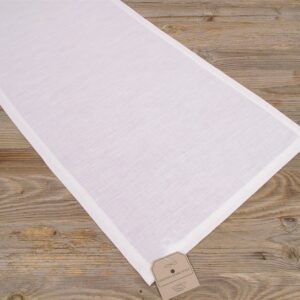 matches21 - Webshop Tischlaeufer Mitteldecke VIOLA unifarben ivory 40x100 cm Landhaus Baumwolle 1 Stk 121474 1 27