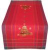 matches21 - Webshop Tischlaeufer Mitteldecke Weihnachten Christbaum gestickt 40x90 cm rot bunt gold 119739 1 3