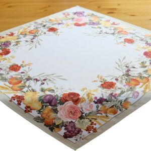 matches21 - Webshop Tischlaeufer Mitteldecke herbstliche Rosen Druck bunt Tischwaesche 35x50 cm 121241 1 11