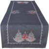 matches21 - Webshop Tischlaeufer Mitteldecken Weihnachten Tannenbaeume rot silber 40x110cm 1 Stk 2 Farben 119685 1 1 17