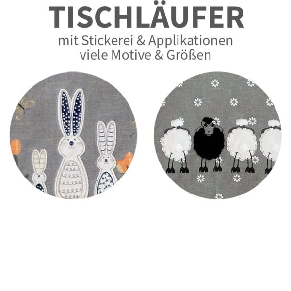 matches21 - Webshop Tischlaeufer Ostern Stickerei 127218 1 17