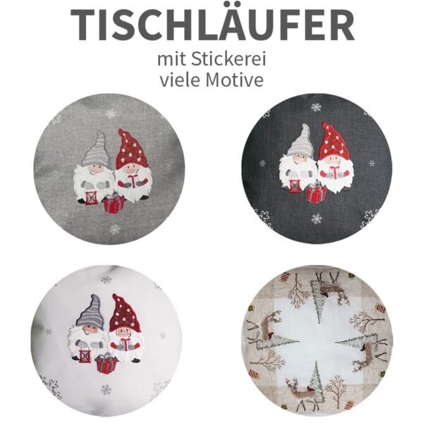 matches21 - Webshop Tischlaeufer winterlich bestickt 127996 35