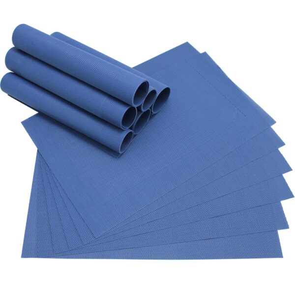 matches21 - Webshop Tischset Platzset BORDA Platzmatten 12 Stk blau du 1 1