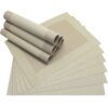 matches21 - Webshop Tischset Platzset BORDA Platzmatten 12er Set beige 1 5