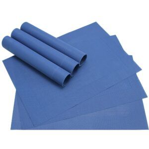 matches21 - Webshop Tischset Platzset BORDA Platzmatten 6 Stk blau dun 1 14