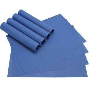 matches21 - Webshop Tischset Platzset BORDA Platzmatten 8 Stk blau dun 1 42