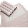 matches21 - Webshop Tischset Platzset BORDA Platzmatten 8 Stk creme weiss gewebt 46x33 cm 108938 1 5