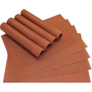 matches21 - Webshop Tischset Platzset BORDA Platzmatten 8 Stk kupfer t 1 23