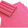 matches21 - Webshop Tischset Platzset BORDA Platzmatten 8 Stk pink magenta gewebt 46x33 cm 105260 1 3