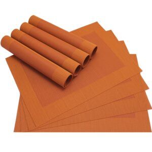 matches21 - Webshop Tischset Platzset BORDA Platzmatten 8er Set orange 1 19