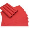 matches21 - Webshop Tischset Platzset BORDA Platzmatten 8er Set rot ge 1 5