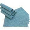 matches21 - Webshop Tischset Platzset ELEGANCE Platzmatten blau hellbl 10 5