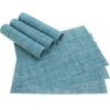 matches21 - Webshop Tischset Platzset ELEGANCE Platzmatten blau hellbl 8 5