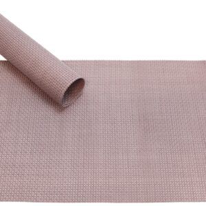 matches21 - Webshop Tischset Platzset ELEGANCE alt rosa gewebt 1 Stk 1 2 3