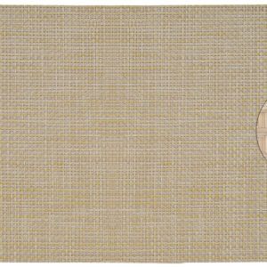 matches21 - Webshop Tischset Platzset ELEGANCE beige gewebt 1 Stk abwaschbar 45x30 cm Kunststoff 116567 1 25