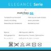 matches21 - Webshop Tischset Platzset ELEGANCE blau hellblau gewebt 1 1 6