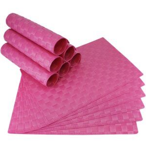 matches21 - Webshop Tischset Platzset MODERN Platzmatten 12 Stk pink g 1 1