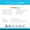 matches21 - Webshop Tischset Platzset MODERN Platzmatten 12er Set bl 1 1 6