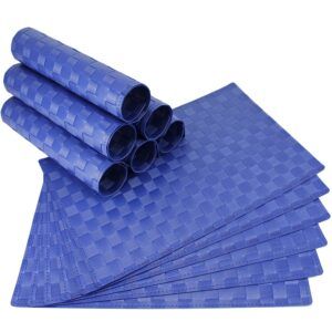 matches21 - Webshop Tischset Platzset MODERN Platzmatten 12er Set blau 1 22