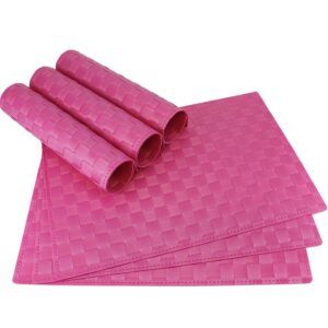 matches21 - Webshop Tischset Platzset MODERN Platzmatten 6 Stk pink ge 1 31