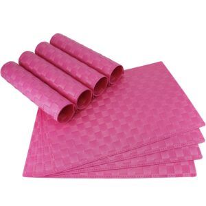 matches21 - Webshop Tischset Platzset MODERN Platzmatten 8 Stk pink ge 1 35