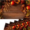 matches21 - Webshop Tischset Platzsets MOTIV abwaschbar Getreide Obst Holzbrett Herbst rot braun 126258 3 1 21