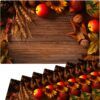 matches21 - Webshop Tischset Platzsets MOTIV abwaschbar Getreide Obst Holzbrett Herbst rot braun 126258 4 1 22