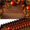 matches21 - Webshop Tischset Platzsets MOTIV abwaschbar Getreide Obst Holzbrett Herbst rot braun 126258 5 1 23