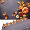 matches21 - Webshop Tischset Platzsets MOTIV abwaschbar Kuerbisse Herbstlaub Herbst Beton bunt 126259 4 1 22