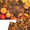 matches21 - Webshop Tischset Platzsets MOTIV abwaschbar Kuerbisse Herbstlaub Zimtstangen Holz bunt 126262 2 1 20