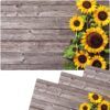 matches21 - Webshop Tischsets MOTIV abwaschbar Sonnenblumen Holz bunt 126419 2 1 17