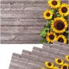 matches21 - Webshop Tischsets MOTIV abwaschbar Sonnenblumen Holz bunt 126419 3 1 18