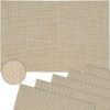 matches21 - Webshop Tischsets Platzsets ELEGANCE beige gewebt 6 Stk abwaschbar 45x30 cm Kunststoff 116568 3 1 5