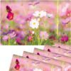 matches21 - Webshop Tischsets Platzsets MOTIV abwaschbar Fruehling Blumen pink weiss Blumenwiese 126278 8 1 18