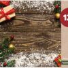 matches21 - Webshop Tischsets Platzsets MOTIV abwaschbar Geschenke Weihnachten Holz Schnee Kugeln 126241 12 1 33