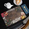 matches21 - Webshop Tischsets Platzsets MOTIV abwaschbar Geschenke Weihnachten Holz Schnee Kugeln 126241 15 1 36