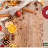 matches21 - Webshop Tischsets Platzsets MOTIV abwaschbar Gewuerze Zapfen Holz Weihnachten 126240 10 1 31