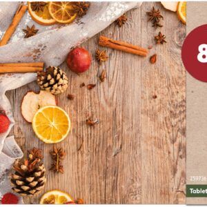 matches21 - Webshop Tischsets Platzsets MOTIV abwaschbar Gewuerze Zapfen Holz Weihnachten 126240 11 1 8