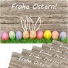 matches21 - Webshop Tischsets Platzsets MOTIV abwaschbar Ostern FROHE OSTERN Osterhasen Ostereier 126267 6 1 18