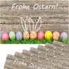 matches21 - Webshop Tischsets Platzsets MOTIV abwaschbar Ostern FROHE OSTERN Osterhasen Ostereier 126267 9 1 19